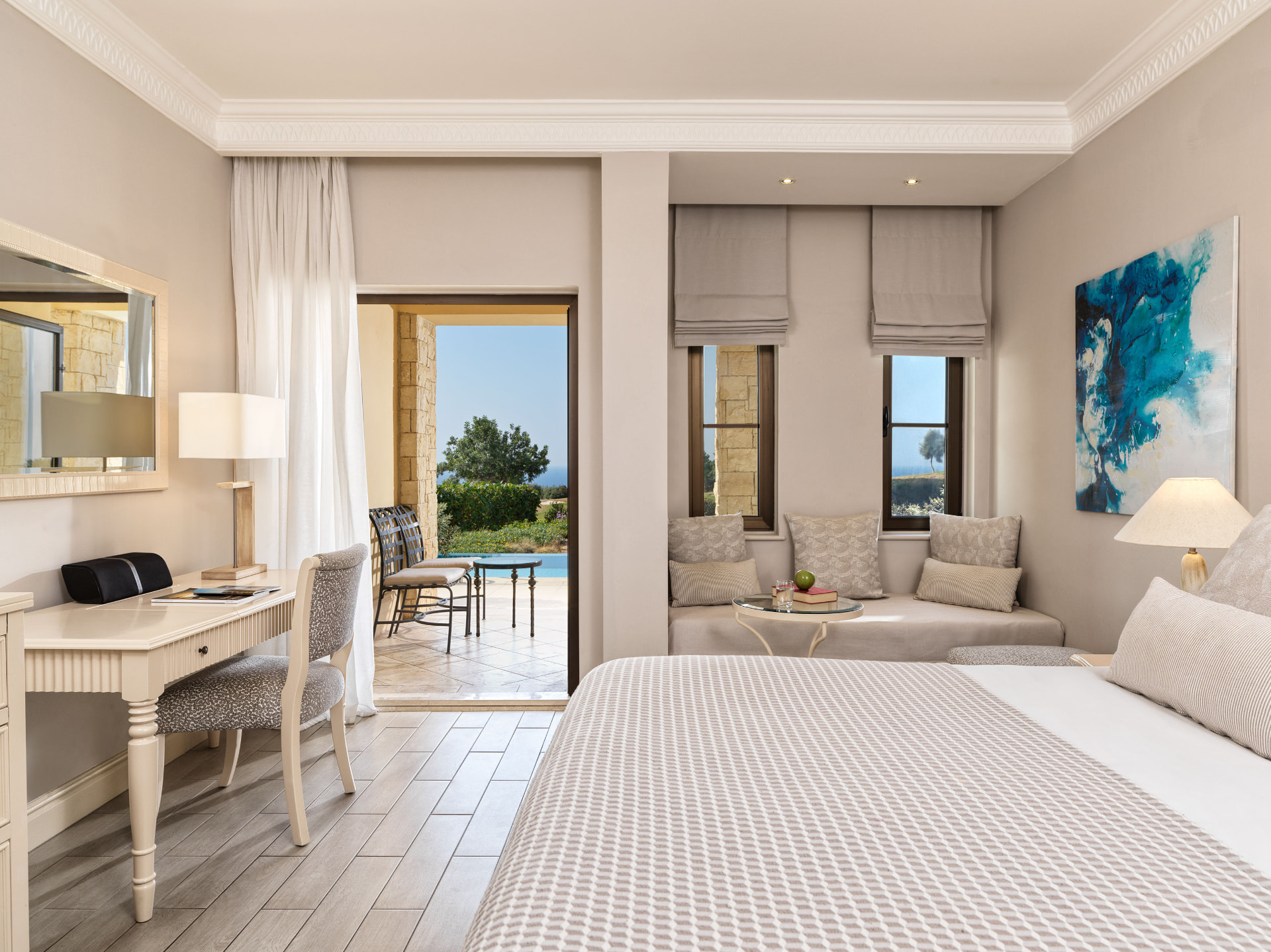 Zimmer mit Terrasse und Meerblick